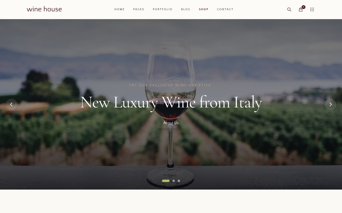 Wine House — Home Winery & Organic Vineyard theme preview